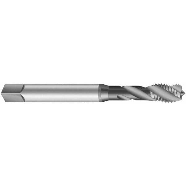 Emuge - 1-3/8 - 8 UNS, 5 Flute, Oxide Finish Cobalt Medium Spiral Flute Tap - Makers Industrial Supply