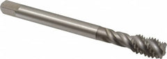 Emuge - 7/16-14 UNC 4 Flute 2B Bottoming Spiral Flute Tap - Cobalt, Bright Finish, 3.937" OAL, Right Hand Flute, Right Hand Thread, Series Enorm Z - Makers Industrial Supply