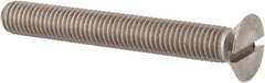 Value Collection - M12x1.75, 90mm OAL Slotted Drive Machine Screw - Flat Head, Grade 316 & A4 Stainless Steel, Uncoated, Without Washer - Makers Industrial Supply