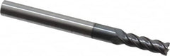 ProMax - 5/32", 4 Flute, Single End, Solid Carbide, 0.01" Corner Radius End Mill - 2" OAL, 40° Helix, Right Hand Flute, 1/2" LOC, Right Hand Cut - Makers Industrial Supply