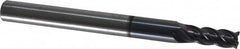 ProMax - 5/32", 4 Flute, Single End, Solid Carbide, 0.01" Corner Radius End Mill - 2" OAL, 40° Helix, Right Hand Flute, 3/8" LOC, Right Hand Cut - Makers Industrial Supply