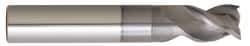 Niagara Cutter - 1/4", 3 Flute, Single End, Solid Carbide, 0.01" Corner Radius End Mill - 3-1/4" OAL, 40° Helix, Right Hand Flute, 5/16" LOC, Right Hand Cut, 1-3/4" Extended Reach - Makers Industrial Supply