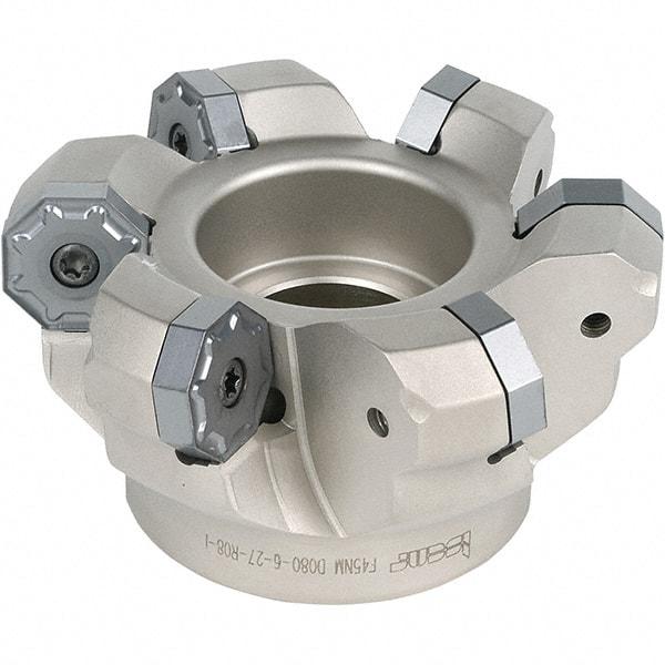 Iscar - 137mm Cut Diam, 40mm Arbor Hole, 5.5mm Max Depth of Cut, 45° Indexable Chamfer & Angle Face Mill - 8 Inserts, ONH.. Insert, Right Hand Cut, 8 Flutes, Series 16Mill - Makers Industrial Supply