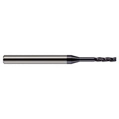 Square End Mill: 3/8'' Dia, 0.5512'' LOC, 6'' OAL, 3 Flutes, Solid Carbide Single End, AlTiN Finish, Helical Flute, Centercutting, RH Cut, RH Flute