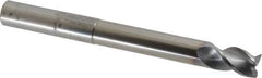 Niagara Cutter - 1/2", 3 Flute, Single End, Solid Carbide, 0.02" Corner Radius End Mill - 5" OAL, 40° Helix, Right Hand Flute, 5/8" LOC, Right Hand Cut, 3-1/8" Extended Reach - Makers Industrial Supply