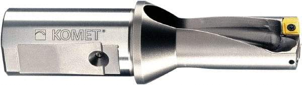 Komet - 4.724" Max Drill Depth, 3xD, 1-9/16" Diam, Indexable Insert Drill - 2 Inserts, 1-1/4" Shank Diam, Straight Shank - Makers Industrial Supply