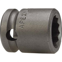 Apex - Impact Sockets Drive Size (Inch): 3/8 Size (mm): 17.0 - Makers Industrial Supply