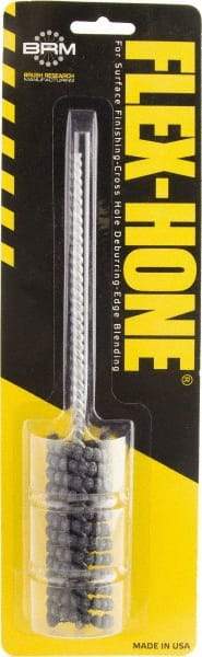 Brush Research Mfg. - 7/8" to 15/16" Bore Diam, 0.8333333 Grit, Aluminum Oxide Flexible Hone - Extra Fine, 8" OAL - Makers Industrial Supply