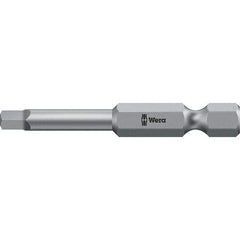 Wera - #2 Square Screwdriver Bit - 3-1/2" OAL - Makers Industrial Supply