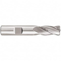 SGS - 5/8", 4 Flute, Single End, Solid Carbide, 0.02" Corner Radius End Mill - 3-1/2" OAL, 30° Helix, Right Hand Flute, 1-1/4" LOC, Right Hand Cut - Makers Industrial Supply