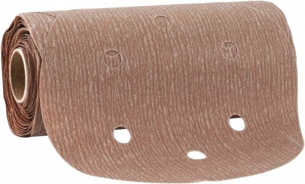 Norton - 6" Diam, 600 Grit Aluminum Oxide Adhesive PSA Disc - Coarse Grade, Natural, B Weighted Backing, Flexible - Makers Industrial Supply