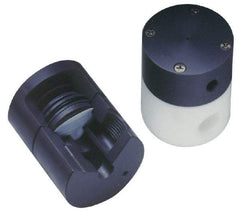 Plast-O-Matic - 1-1/2" Pipe, 100 Max psi, Diaphragm Valve - Female NPT End Connection, PVC - Makers Industrial Supply