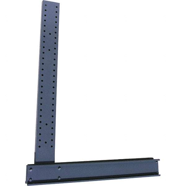 Made in USA - 10' High Single Sided Upright Cantilever Rack - 13,100 Lb Capacity, 38" Base Length - Makers Industrial Supply