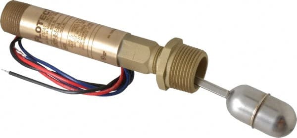 Dwyer - 1" Thread, 200 Max psi, 220°F Max, Liquid Level Float - 0.5 Float SG, Stainless Steel Stem - Makers Industrial Supply