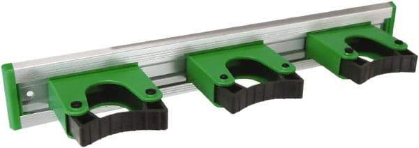 Unger - 3-1/4" Projection, 2" High, Aluminum & Plastic, Tool Holder - 14" Long, 3 Holders - Makers Industrial Supply