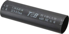 Thomas & Betts - 5" Long, 3:1, Polyolefin Heat Shrink Electrical Tubing - Black - Makers Industrial Supply