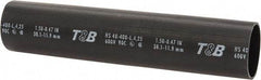 Thomas & Betts - 8" Long, 3:1, Polyolefin Heat Shrink Electrical Tubing - Black - Makers Industrial Supply