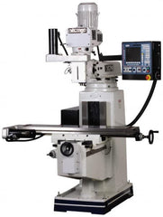 Vectrax - 49" Long x 9" Wide, 3 Phase Fagor 3 Axis 8055i CNC Milling Machine - Frequency Control, R8 Taper, 3 hp - Makers Industrial Supply