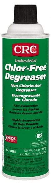 CRC - 20 oz Aerosol Cleaner/Degreaser - Aerosol, Unscented - Makers Industrial Supply