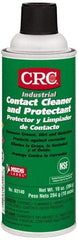 CRC - 10 Ounce Aerosol Contact Cleaner - 0°F Flash Point, 350 Volt Dielectric Strength, Flammable, Food Grade, Plastic Safe - Makers Industrial Supply