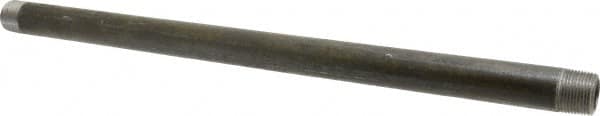 Made in USA - Schedule 80, 3/4" Diam x 18" Long Black Pipe Nipple - Threaded - Makers Industrial Supply