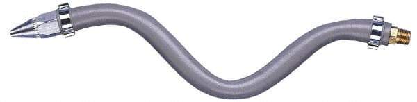 Guardair - Blow Gun Flexible Extension Hose - 1/4 NPT, 18" Long, Aluminum - Makers Industrial Supply