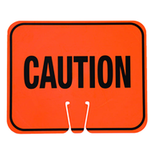 Cone Sign Caution - Makers Industrial Supply