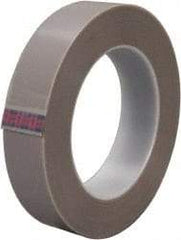 3M - 36 Yds. x 1", Gray PTFE Film Tape - 5481 Series, 6.8 mil Thick, 49 Lb./Inch Tensile Strength - Makers Industrial Supply