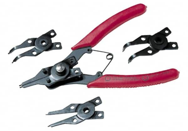 Value Collection - 5 Piece Snap Ring Plier Set - Makers Industrial Supply