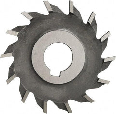 Made in USA - 5" Diam x 9/32" Width of Cut, 24 Teeth, High Speed Steel Side Milling Cutter - Straight Teeth, Uncoated - Makers Industrial Supply