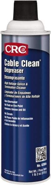 CRC - Electrical Contact Cleaners & Freeze Sprays Type: Electrical Grade Cleaner/Degreaser Container Size Range: 16 oz. - 31.9 oz. - Makers Industrial Supply