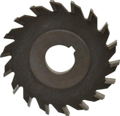 Value Collection - 16 Teeth, 4" Diam x 5/16" Width of Cut, High Speed Steel Side Milling Cutter - Straight Teeth, Uncoated - Makers Industrial Supply