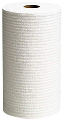 WypAll - X60 Dry Shop Towel/Industrial Wipes - Small Roll, 13-3/8" x 9-3/4" Sheet Size, White - Makers Industrial Supply