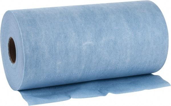 WypAll - X60 Dry Shop Towel/Industrial Wipes - Small Roll, 13-3/8" x 9-3/4" Sheet Size, Blue - Makers Industrial Supply