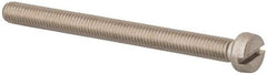 Value Collection - M5x0.80 Metric Coarse, 60mm Length Under Head Slotted Drive Machine Screw - Fillister Head, Grade 316 & A4 Stainless Steel, Uncoated, Without Washer - Makers Industrial Supply