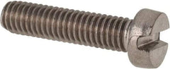 Value Collection - M6x1.00 Metric Coarse, 25mm Length Under Head Slotted Drive Machine Screw - Fillister Head, Grade 316 & A4 Stainless Steel, Uncoated, Without Washer - Makers Industrial Supply