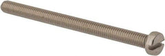 Value Collection - M6x1.00 Metric Coarse, 80mm Length Under Head Slotted Drive Machine Screw - Fillister Head, Grade 316 & A4 Stainless Steel, Uncoated, Without Washer - Makers Industrial Supply