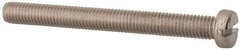 Value Collection - M8x1.25, 80mm Length Under Head Slotted Drive Machine Screw - Fillister Head, Grade 316 & A4 Stainless Steel, Uncoated, Without Washer - Makers Industrial Supply