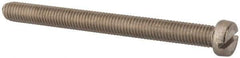 Value Collection - M8x1.25, 90mm Length Under Head Slotted Drive Machine Screw - Fillister Head, Grade 316 & A4 Stainless Steel, Uncoated, Without Washer - Makers Industrial Supply