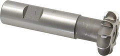 Whitney Tool Co. - 3/16" Radius, 3/8" Circle Diam, 1-3/8" Cutter Diam, Shank Connection, Convex Radius Cutter - 3/4" Shank Diam, 3-1/2" OAL, High Speed Steel, Uncoated, Profile Ground, 10 Teeth, Weldon Flat - Makers Industrial Supply