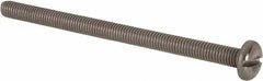 Value Collection - M5x0.80 Metric Coarse, 75mm Length Under Head Slotted Drive Machine Screw - Pan Head, Grade 316 & A4 Stainless Steel, Uncoated, Without Washer - Makers Industrial Supply