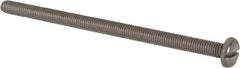 Value Collection - M5x0.80 Metric Coarse, 90mm Length Under Head Slotted Drive Machine Screw - Pan Head, Grade 316 & A4 Stainless Steel, Uncoated, Without Washer - Makers Industrial Supply