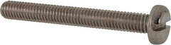 Value Collection - M6x1.00 Metric Coarse, 50mm Length Under Head Slotted Drive Machine Screw - Pan Head, Grade 316 & A4 Stainless Steel, Uncoated, Without Washer - Makers Industrial Supply