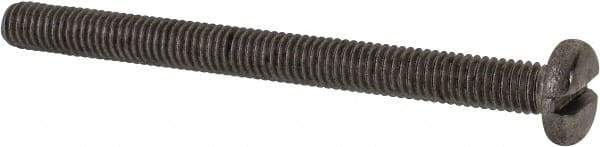 Value Collection - M6x1.00 Metric Coarse, 70mm Length Under Head Slotted Drive Machine Screw - Pan Head, Grade 316 & A4 Stainless Steel, Uncoated, Without Washer - Makers Industrial Supply