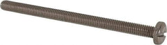 Value Collection - M6x1.00 Metric Coarse, 90mm Length Under Head Slotted Drive Machine Screw - Pan Head, Grade 316 & A4 Stainless Steel, Uncoated, Without Washer - Makers Industrial Supply