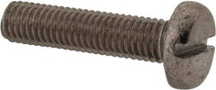 Value Collection - M8x1.25 Metric Coarse, 35mm Length Under Head Slotted Drive Machine Screw - Pan Head, Grade 316 & A4 Stainless Steel, Uncoated, Without Washer - Makers Industrial Supply