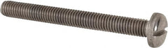 Value Collection - M8x1.25, 75mm Length Under Head Slotted Drive Machine Screw - Pan Head, Grade 316 & A4 Stainless Steel, Uncoated, Without Washer - Makers Industrial Supply