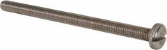 Value Collection - M8x1.25 Metric Coarse, 120mm Length Under Head Slotted Drive Machine Screw - Pan Head, Grade 316 & A4 Stainless Steel, Uncoated, Without Washer - Makers Industrial Supply