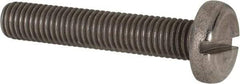 Value Collection - M10x1.50 Metric Coarse, 55mm Length Under Head Slotted Drive Machine Screw - Pan Head, Grade 316 & A4 Stainless Steel, Uncoated, Without Washer - Makers Industrial Supply