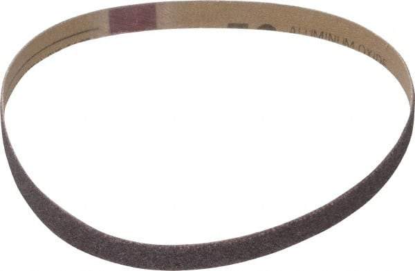 Tru-Maxx - 1/2" Wide x 18" OAL, 50 Grit, Aluminum Oxide Abrasive Belt - Aluminum Oxide, Coarse, Coated - Makers Industrial Supply